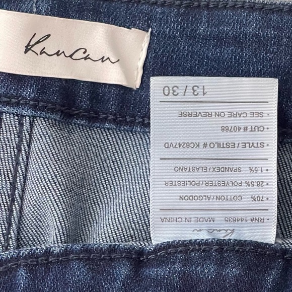 KanCan Jeans 30 NWT Super Flare High Rise Stretch Denim 70s Boho Festival Summer - Picture 7 of 7